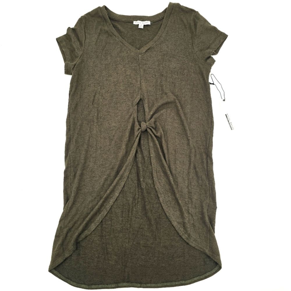 Haute Monde Women's Olive Green Top Size M NWT